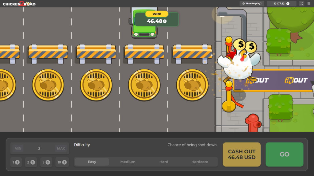 Winned Chicken Road 2 game